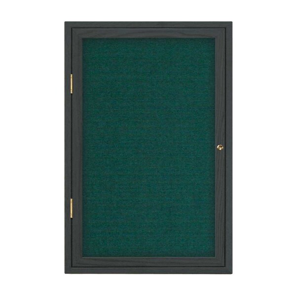 Sliding Glass Door Radius Letterboard, Hdr, 96"x48", Brnz/Burgundy Vinyl